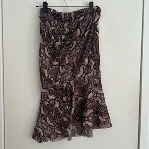 Purple Python/Snakeskin Parker skirt
